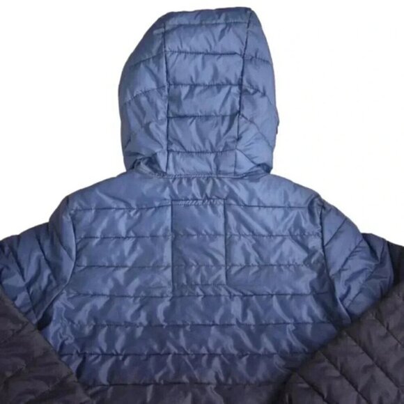 Gap Puffer Jacket Coat Ombre Hooded  Blue Lightweight Size XS - Picture 5 of 8